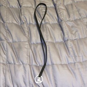 vera bradley black lanyard